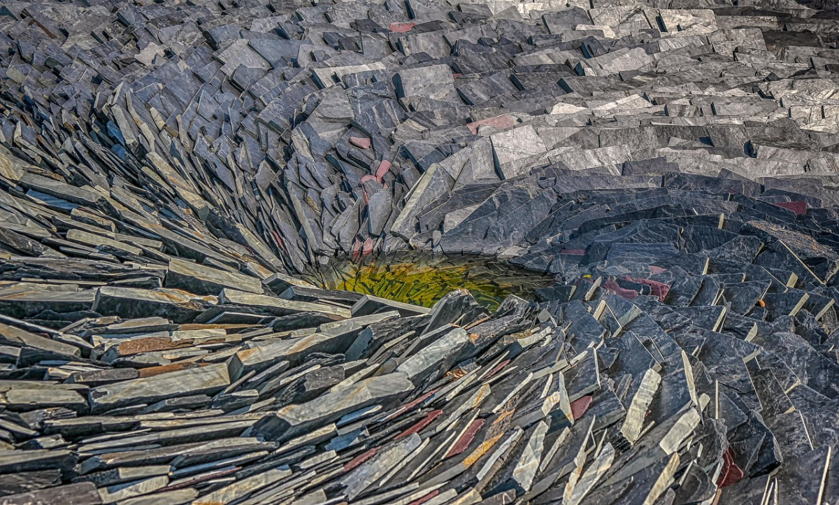 green stone texture abstract